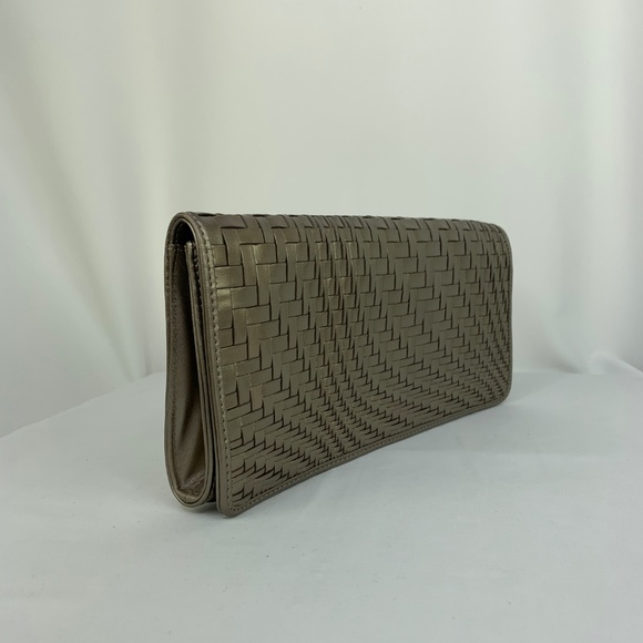 Cole Haan - Gold Weave Clutch - Picture 8 of 8